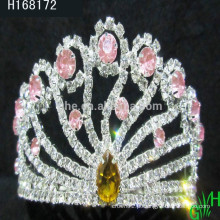 Venda por atacado Shining Elegant Rhinestone Queen Princesa Tiara Crown